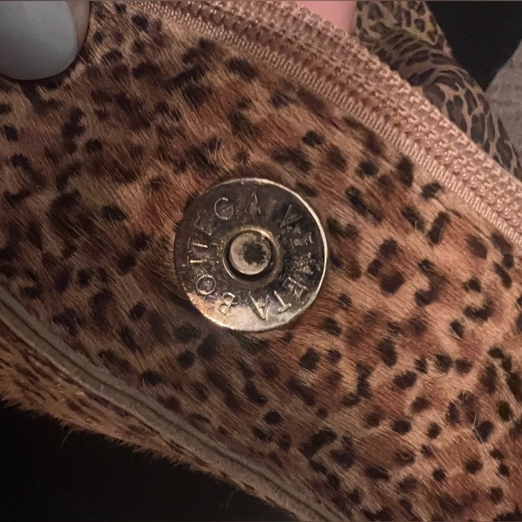 BOTTEGA VENETA VINTAGE Nylon and Faux Hair Leopard Mini Hobo - Picture 4 of 16